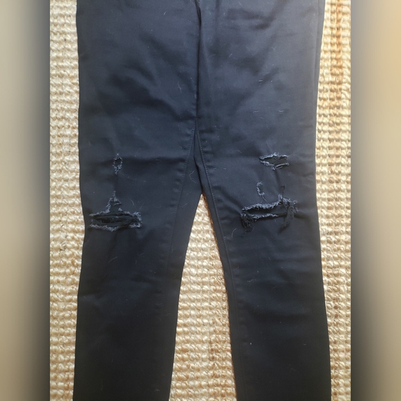 Abercrombie and Fitch super skinny ankle high rise size 27/4 black - Picture 2 of 4